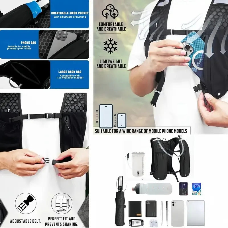 ProStride Hydration Running Vest - Lightweight & Breathable